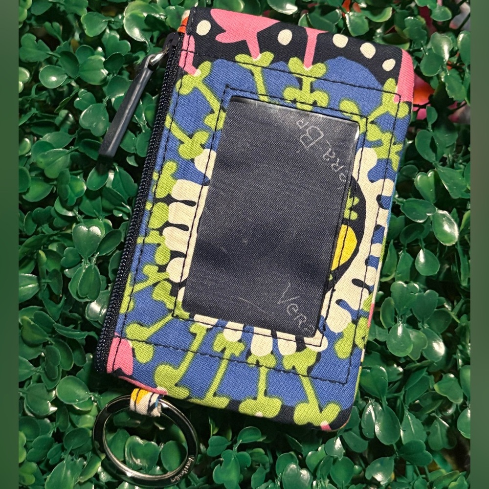 Vera Bradley Blue and Green Floral Key Holder